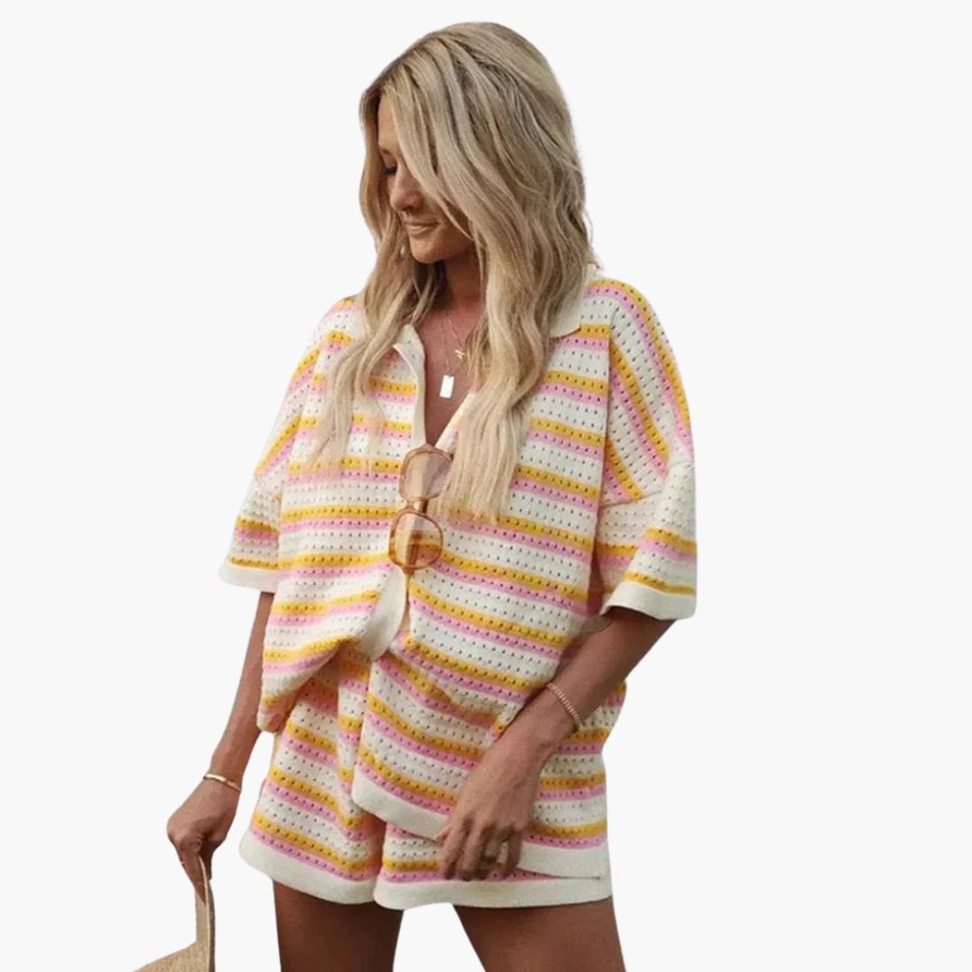 Goldie – Open-Knit Co-Ord Set
