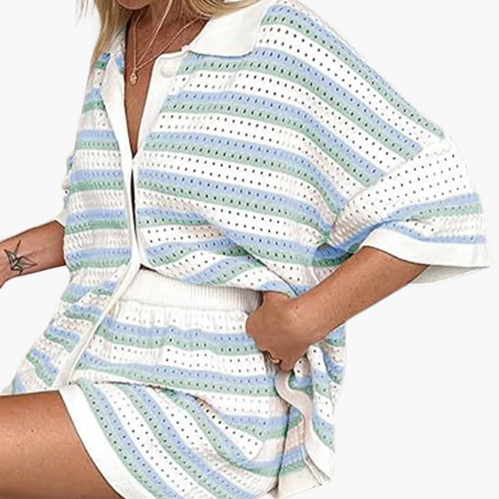 Goldie – Open-Knit Co-Ord Set