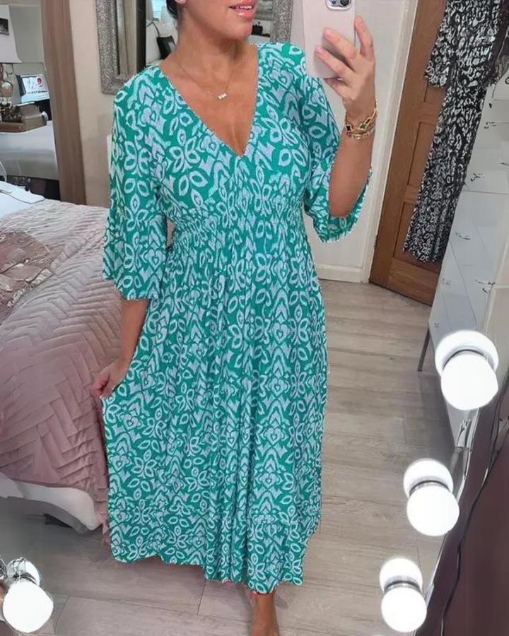 AIRE - Elastic Boho Dress