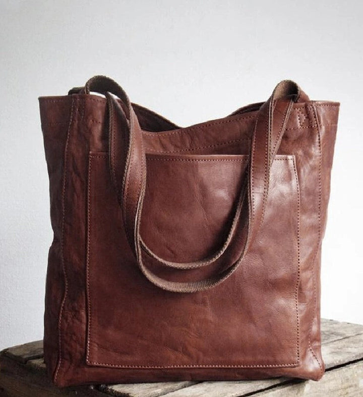 Elysia - Classic Leather Tote
