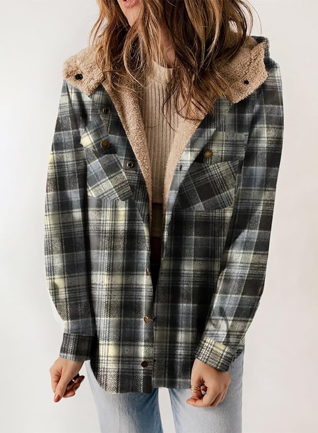 Elvessa Plaid Flanel Jacket