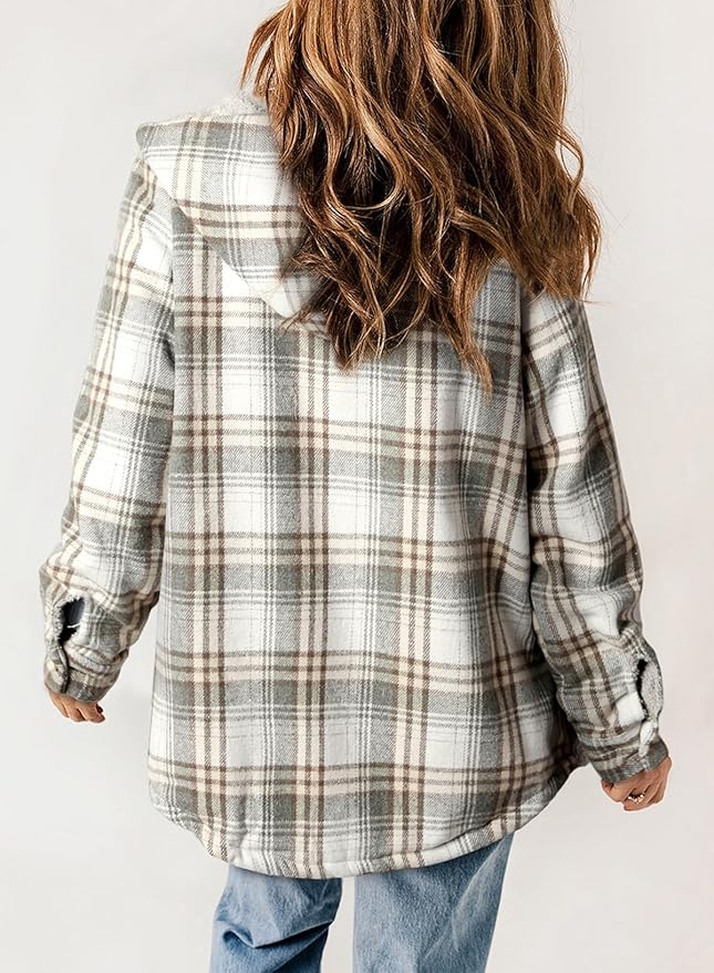 Elvessa Plaid Flanel Jacket