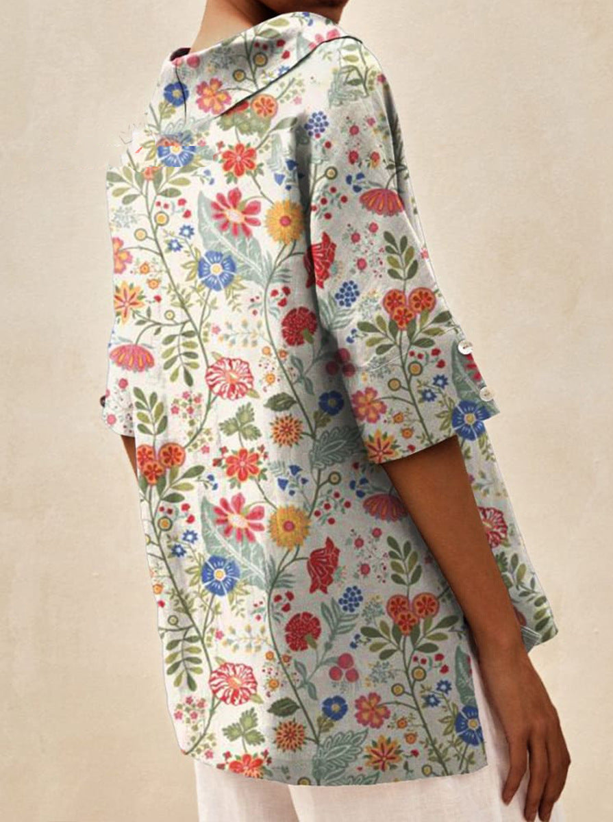 Lisianne - Summer Floral Top