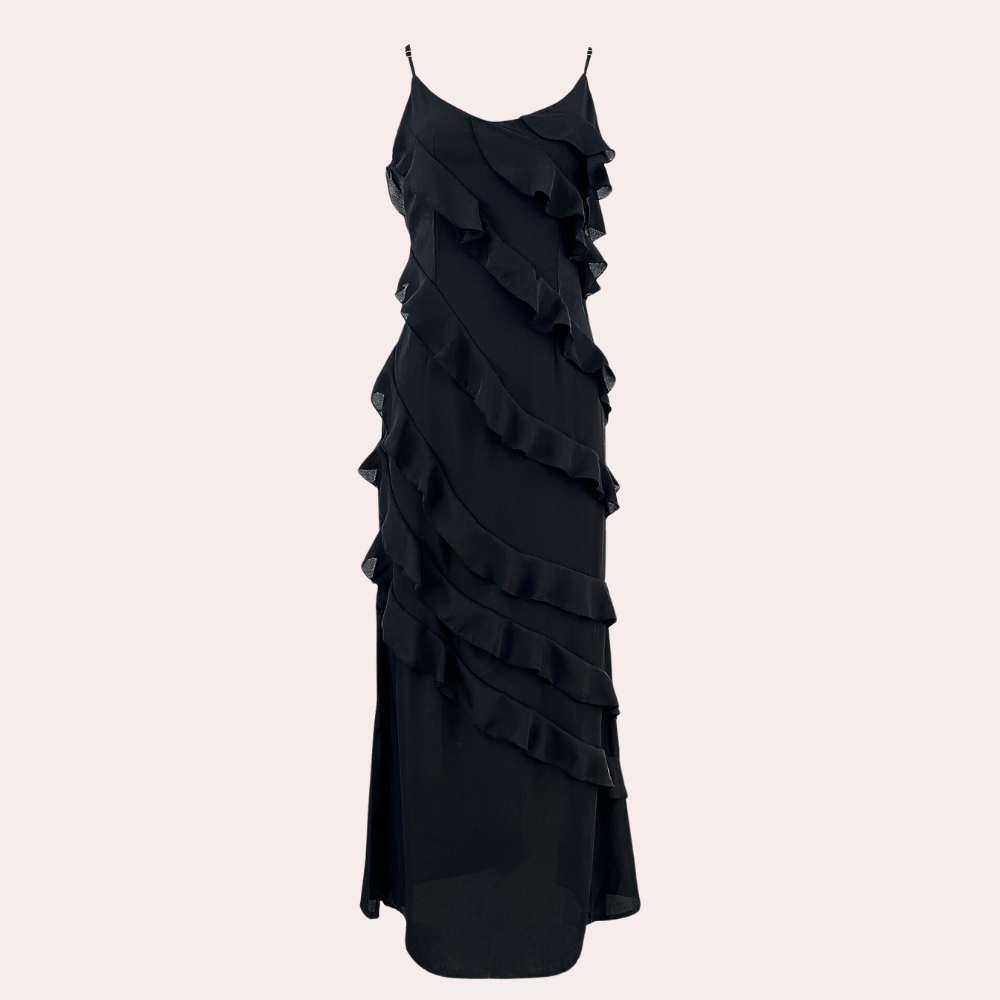 Adrienne – Elegant Ruffled Dress