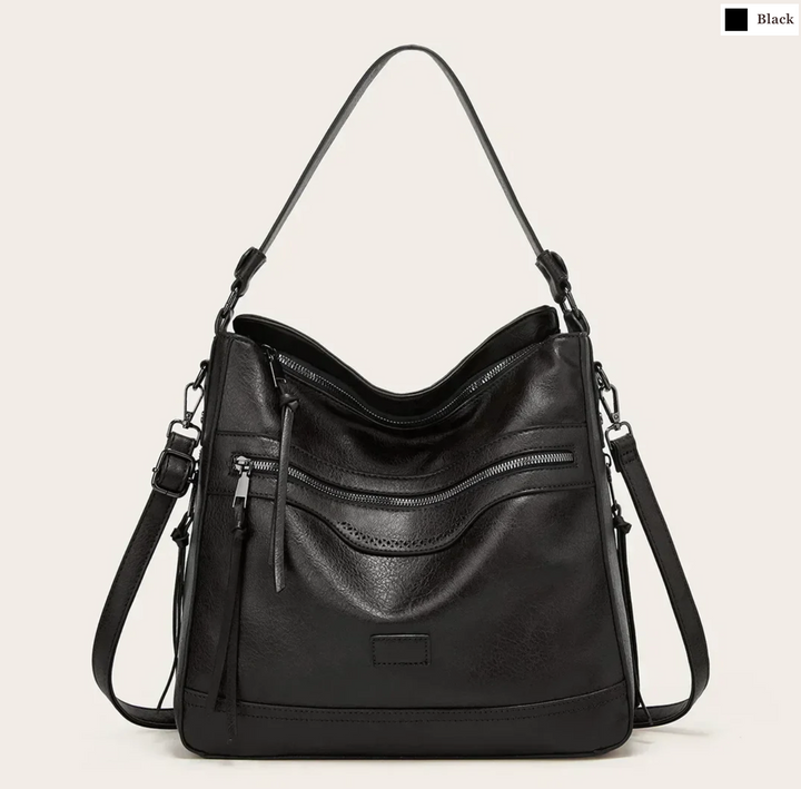 Malbjørg | Elegant shoulder bag with wavy design