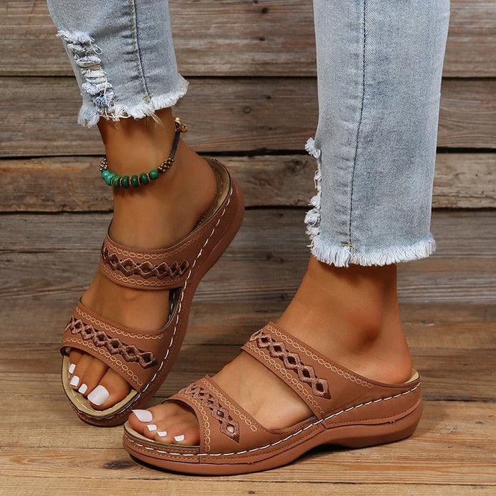 Courtney™ | Stylish Double-Strap Sandals