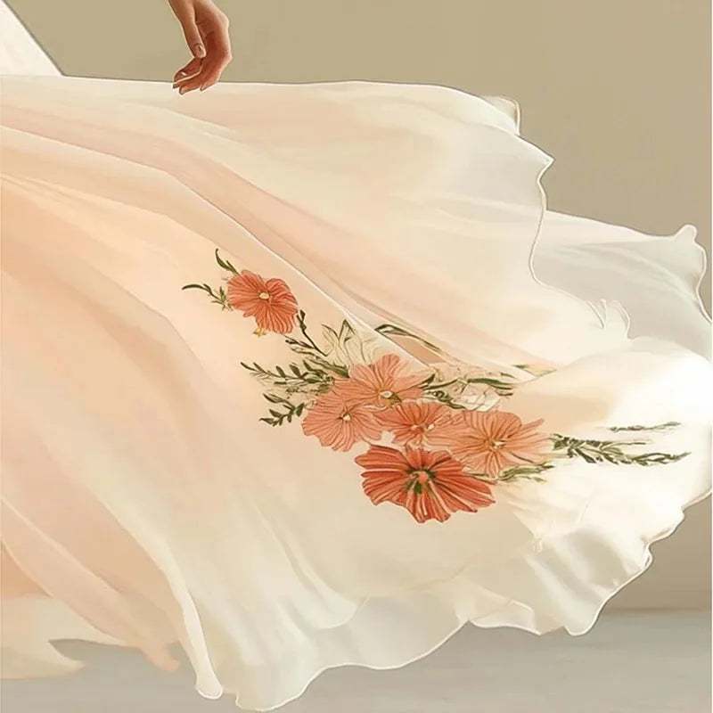 Amelia | Elegant High Waist V-Neck Party Dresses