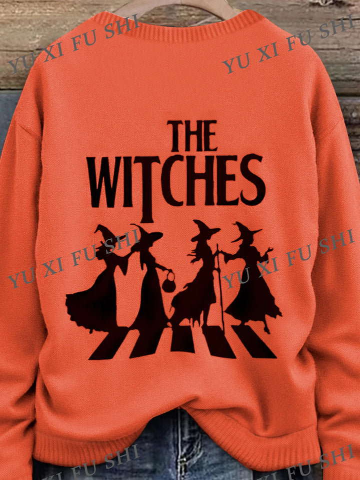 Casual Loose Fit Halloween Sweater