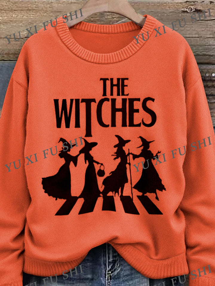 Casual Loose Fit Halloween Sweater