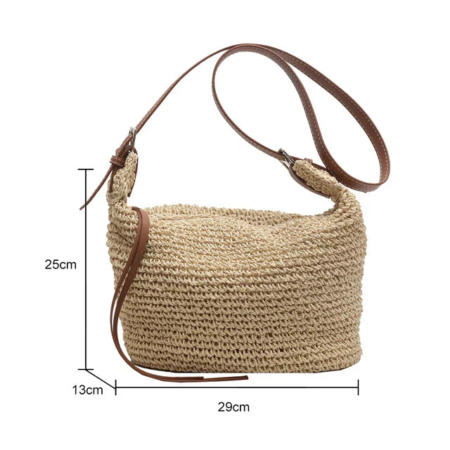 Arnljot | Structured Shoulder Bag in Woven Style