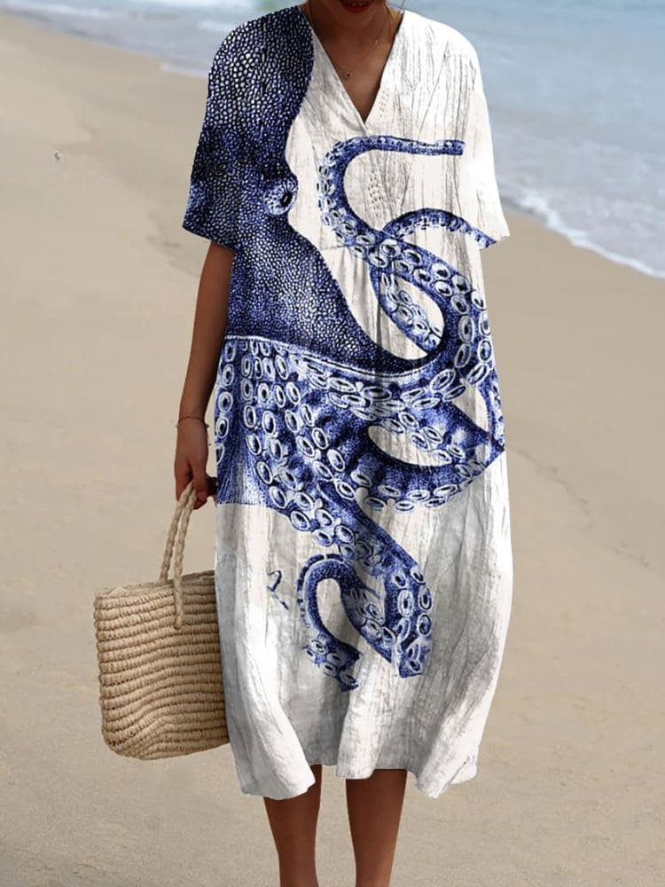 Clarissa™ | Summer Breeze Printed Dress