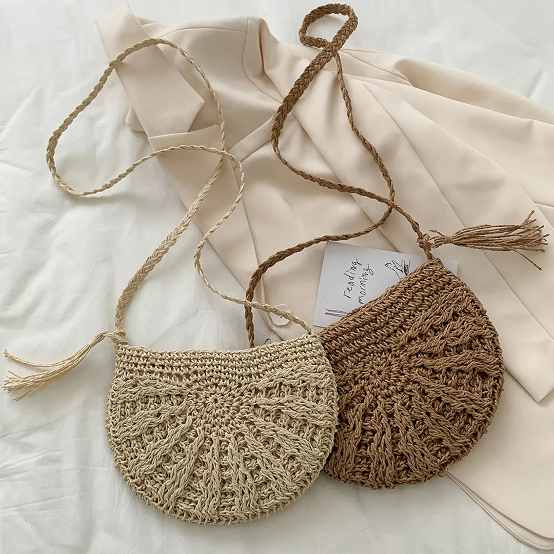 Eirinora | Crocheted Shoulder Bag in Bohemian Style