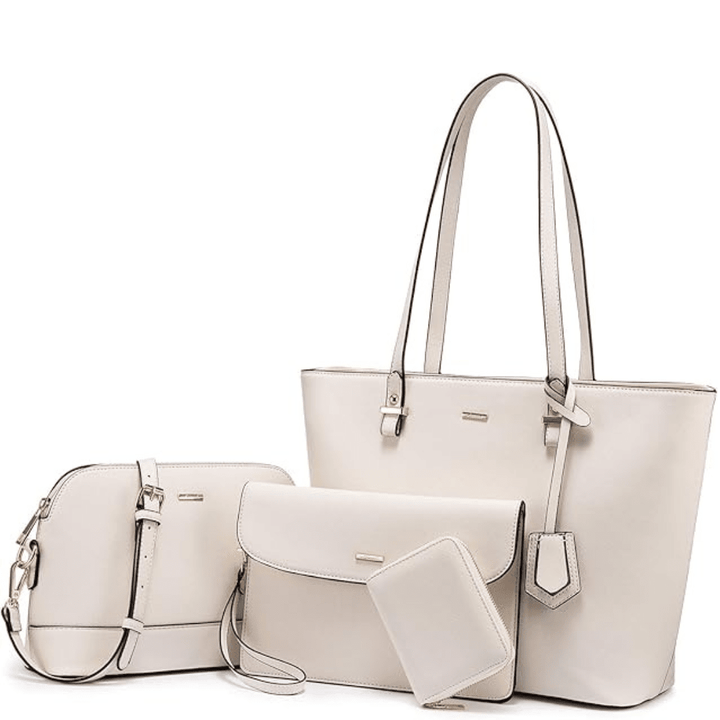 Ashby | Versatile 3-Piece Leather Handbag and Shoulder Bag Set