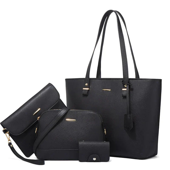 Ashby | Versatile 3-Piece Leather Handbag and Shoulder Bag Set