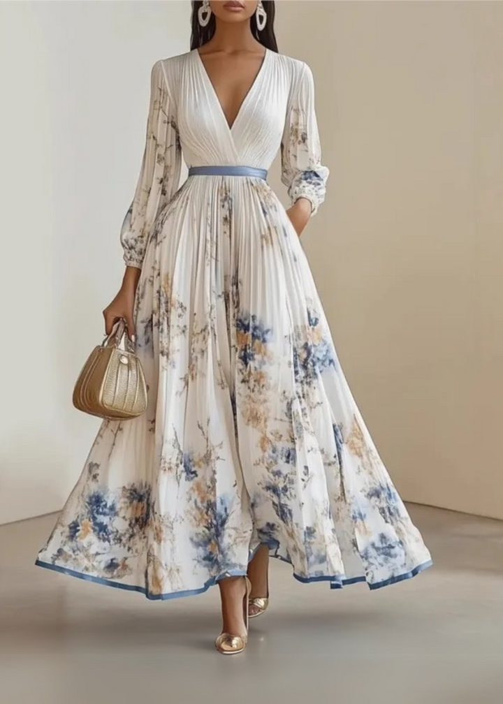 Kate | Elegant Floral Maxi Dress