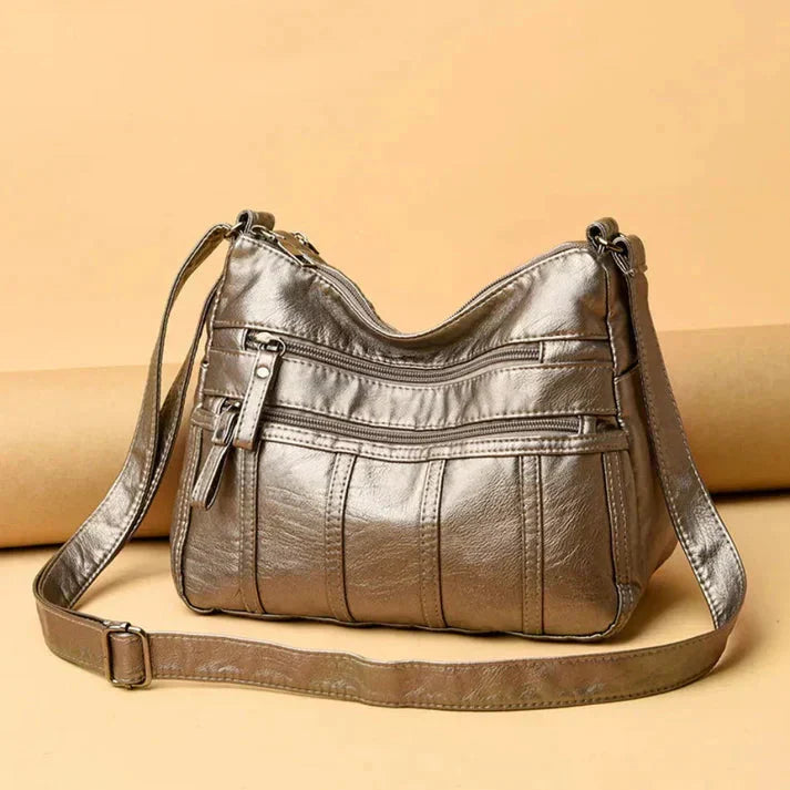 Oriana | Luxury PU Leather Multi-Layer Pocket Bag