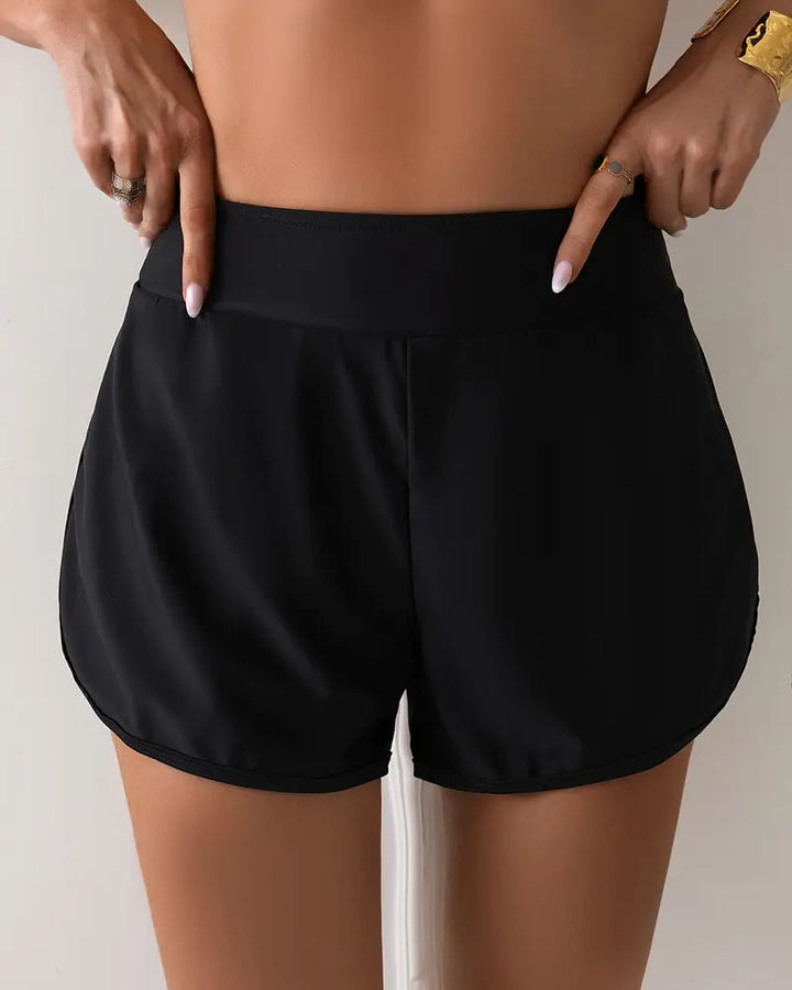 Swimwear Bottom Beach Boxer Shorts Solid Color