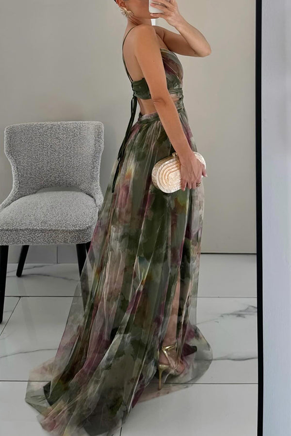 Jennifer | Elegant Floral Maxi Dress