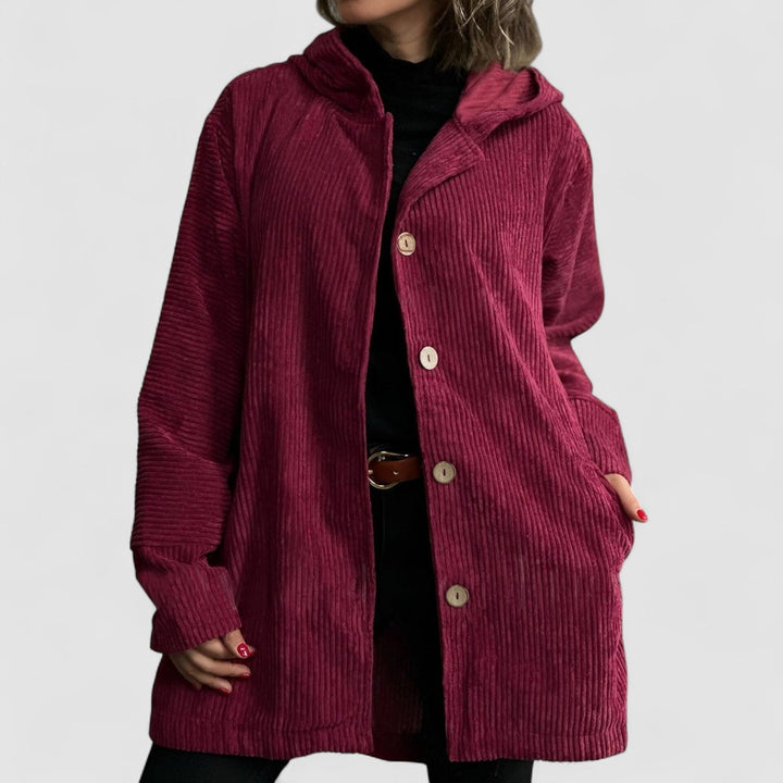 Candice | Corduroy Hooded Jacket