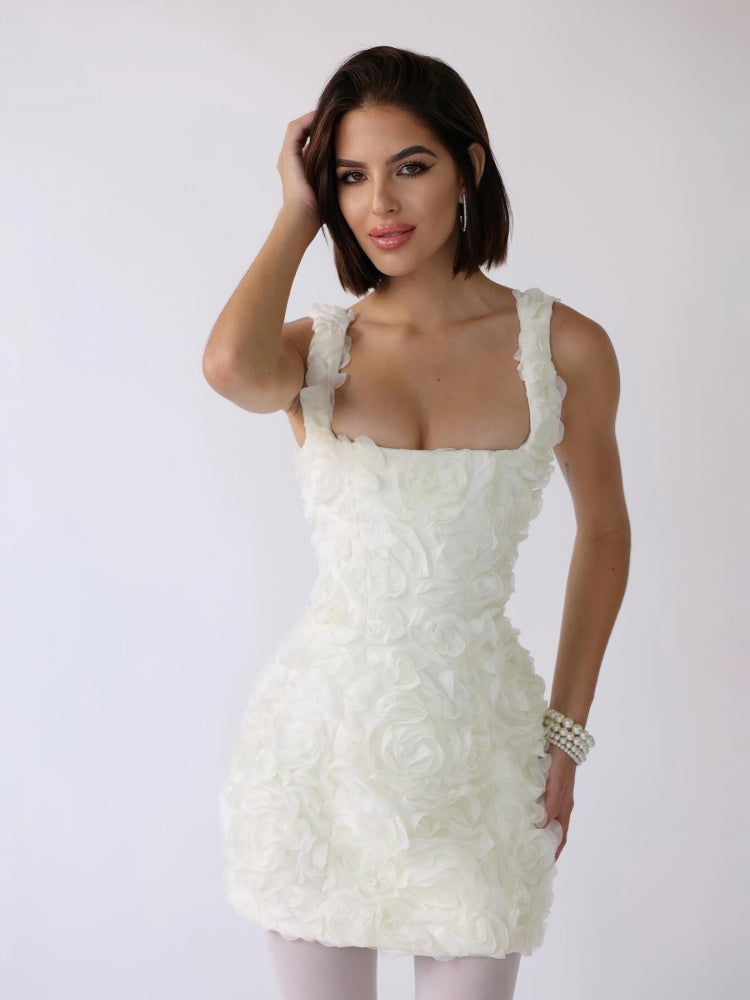Jennifer | Blossom Embrace Corset Mini Dress