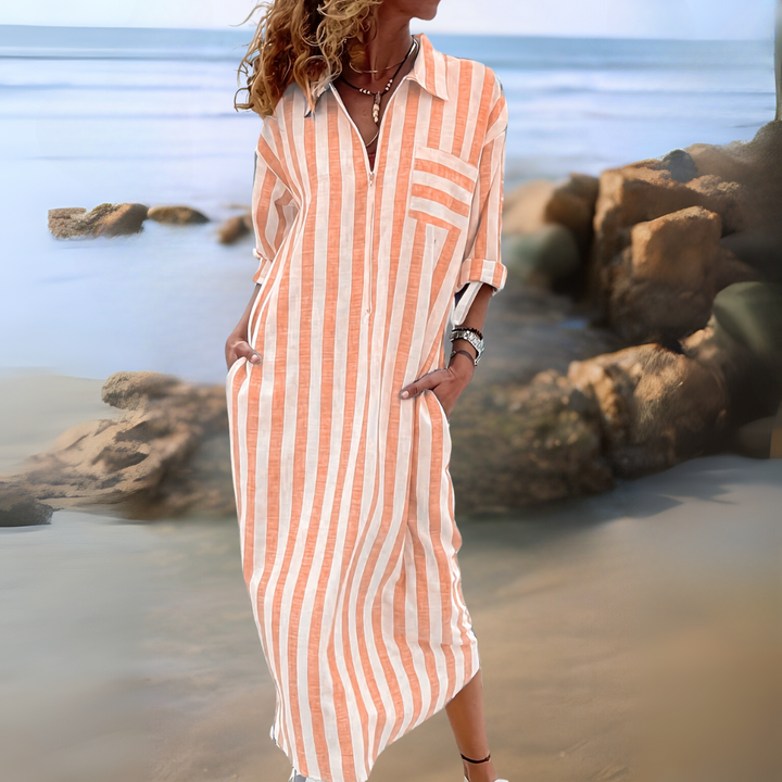 Maya | Striped Dress