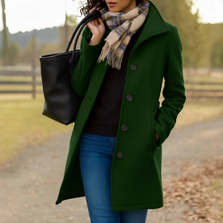 Tradura™ - Classic Mid-Length Button Coat