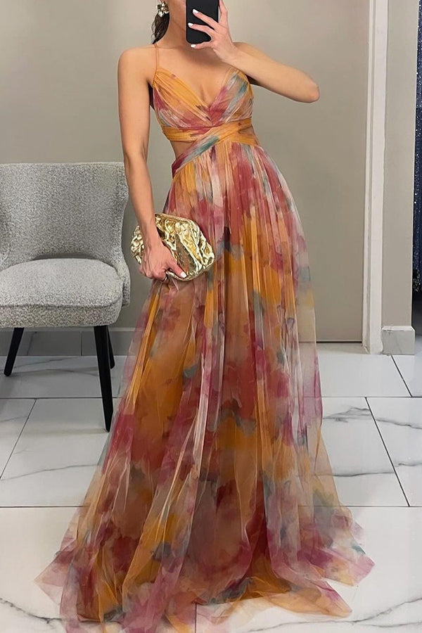 Jennifer | Elegant Floral Maxi Dress