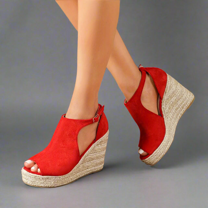 Marla | Comfort-Heel Stretch Sandals