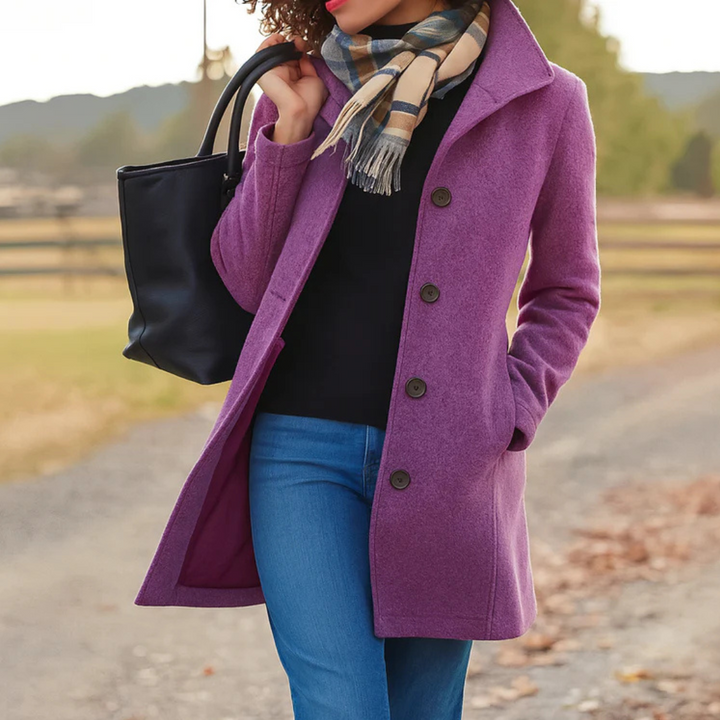 Tradura™ - Classic Mid-Length Button Coat