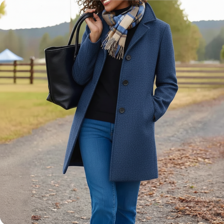 Tradura™ - Classic Mid-Length Button Coat