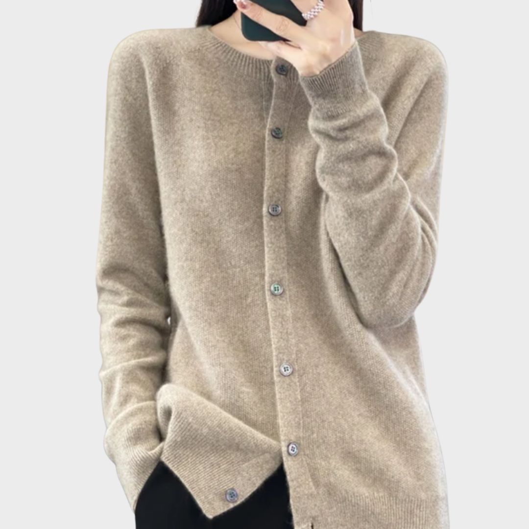 Angelika | Merino Wool Cardigan