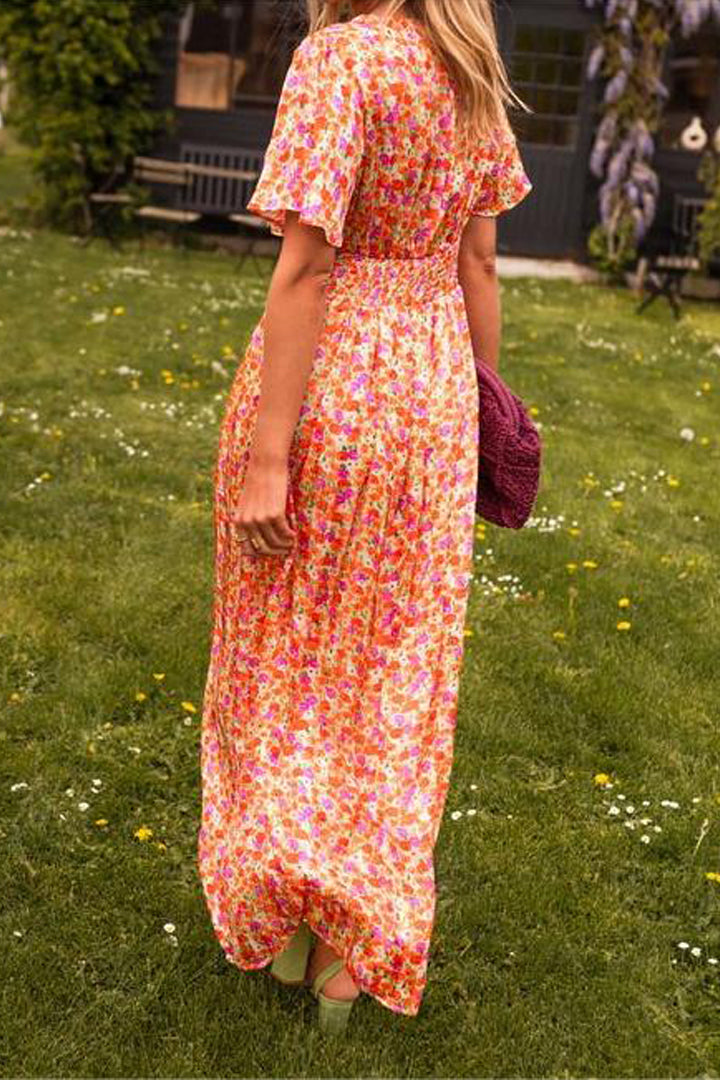 Pauline – Long dress with floral print
