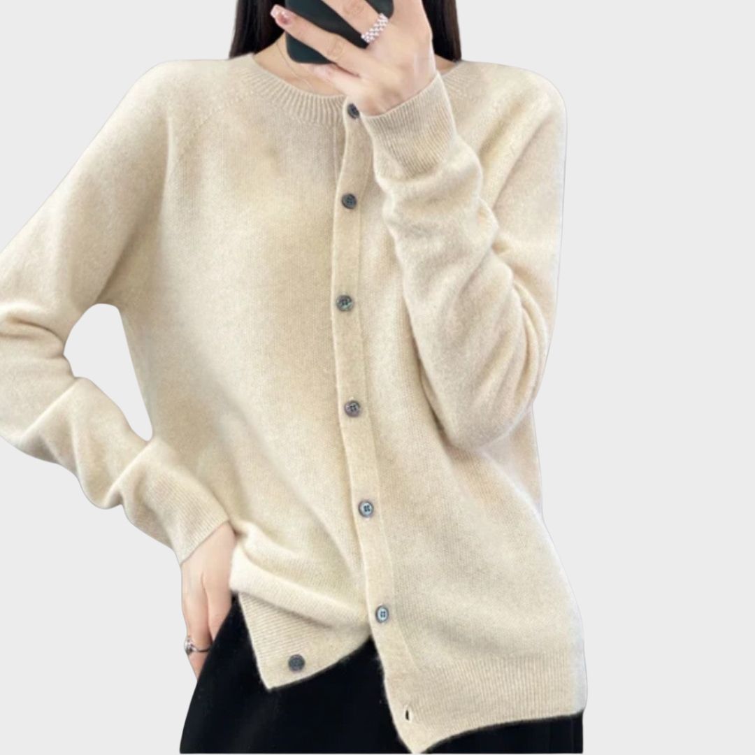 Angelika | Merino Wool Cardigan