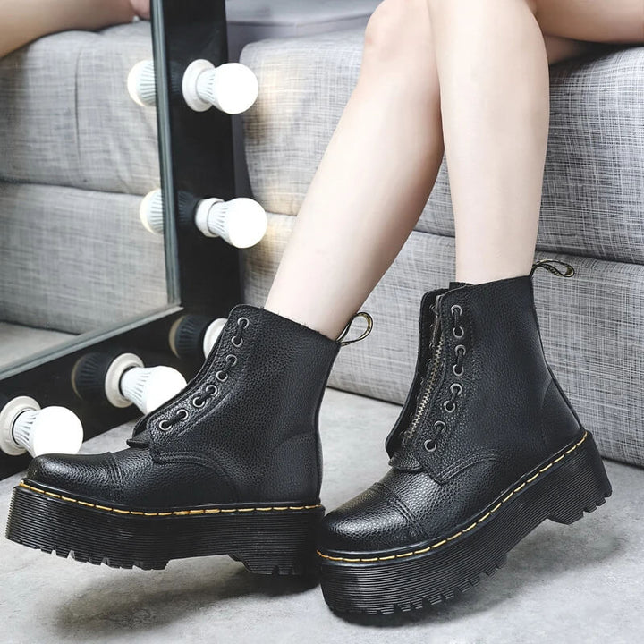 Daisy | Elegant Zip-Up Boots