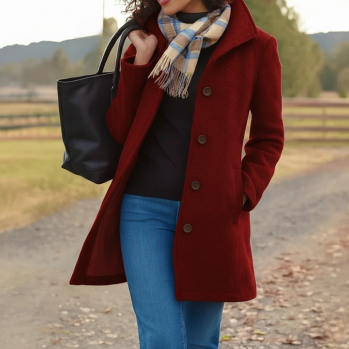 Tradura™ - Classic Mid-Length Button Coat