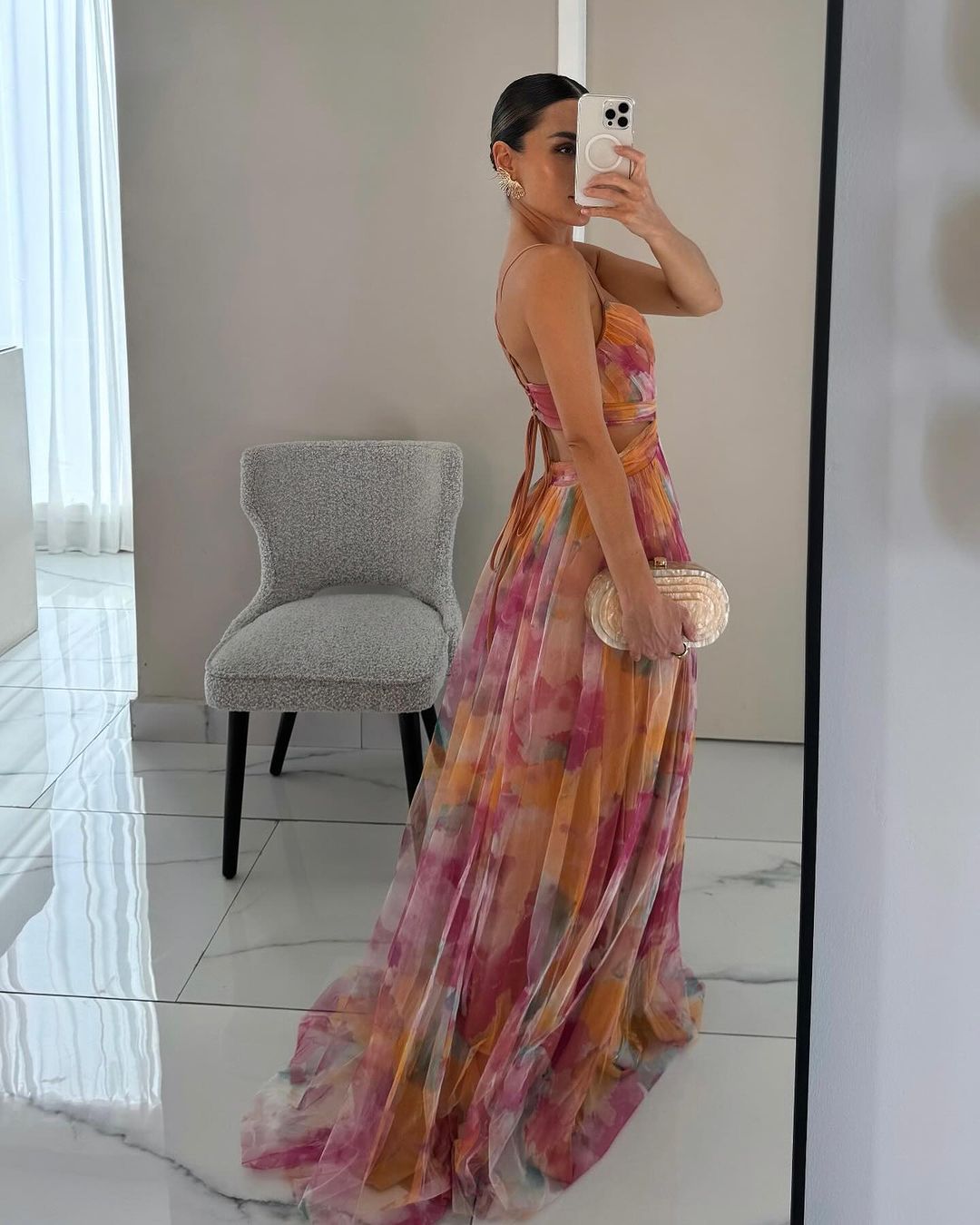 Jennifer | Elegant Floral Maxi Dress