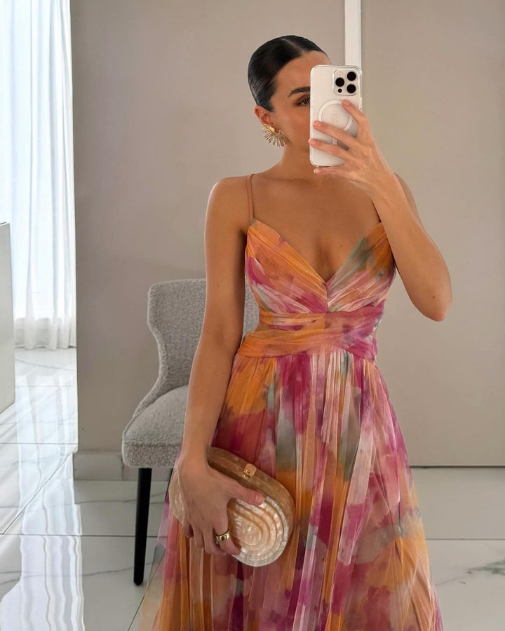 Jennifer | Elegant Floral Maxi Dress