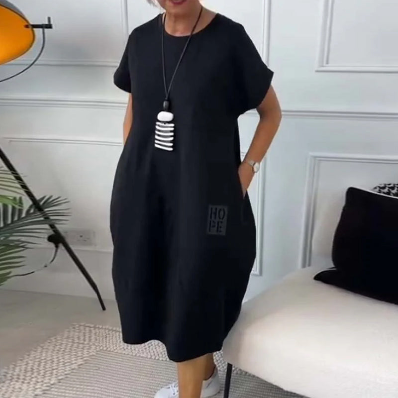 Zuzanna | Airy Summer Dress with Round Neck
