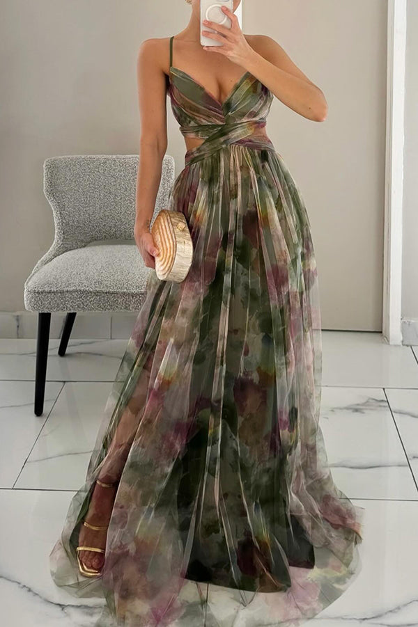 Jennifer | Elegant Floral Maxi Dress