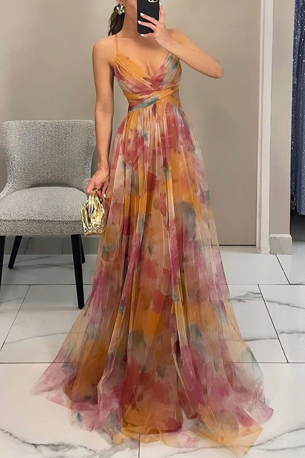 Jennifer | Elegant Floral Maxi Dress