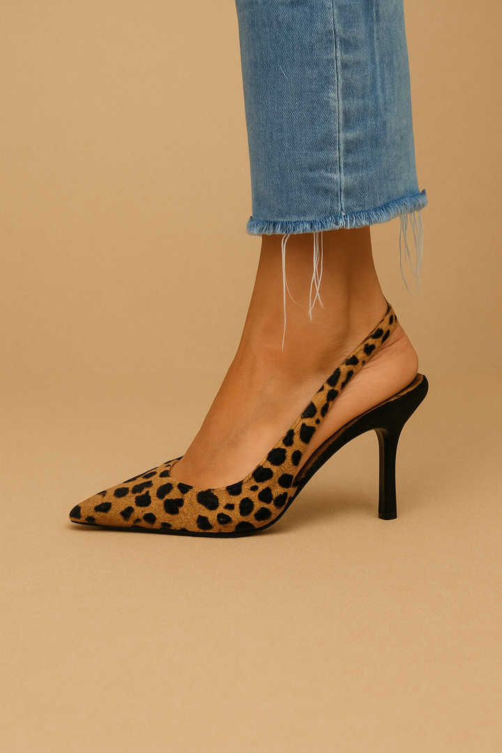 Liorina – Slingback with Leopard Look