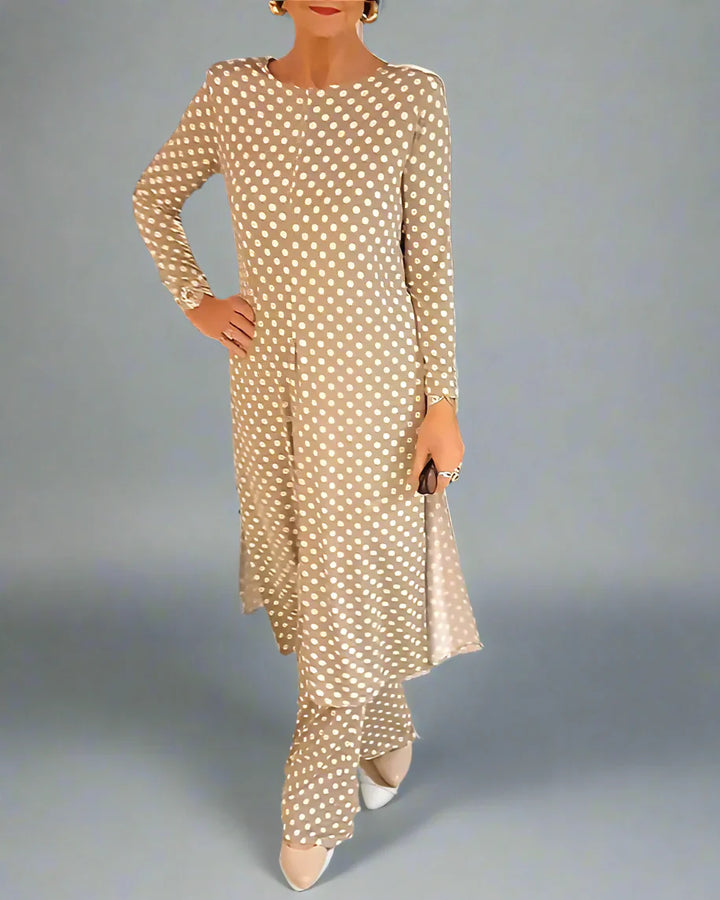 Irma | Two-Piece Set with Dots for Elegance & Versatile Summer Look