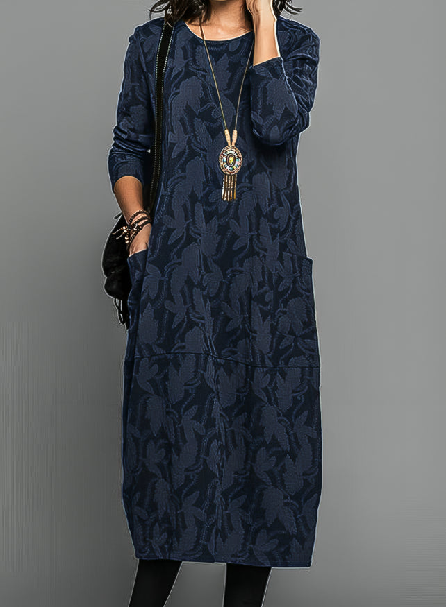 Cassie™ | Casual Winter Dress with Round Neck