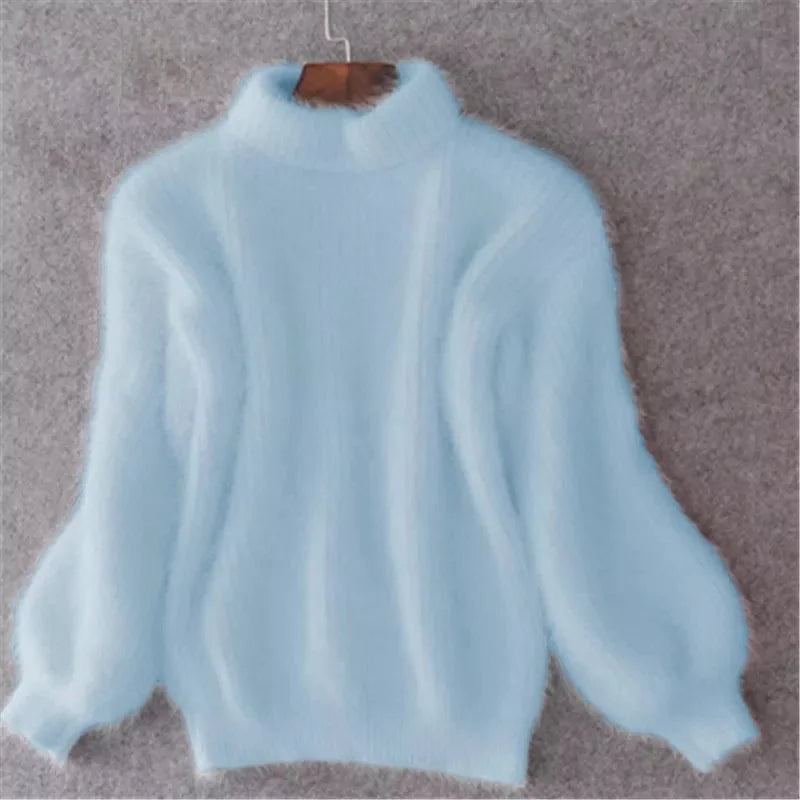 Kanita - Vintage Knit Sweater Made of Angora