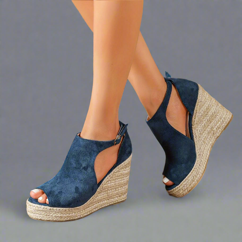 Marla | Comfort-Heel Stretch Sandals