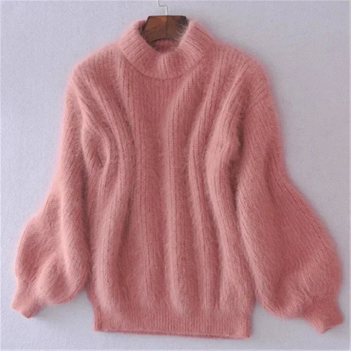 Kanita - Vintage Knit Sweater Made of Angora
