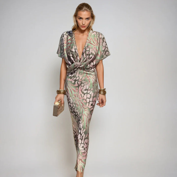 Ariella -  Sophisticated Silk Maxi Dress