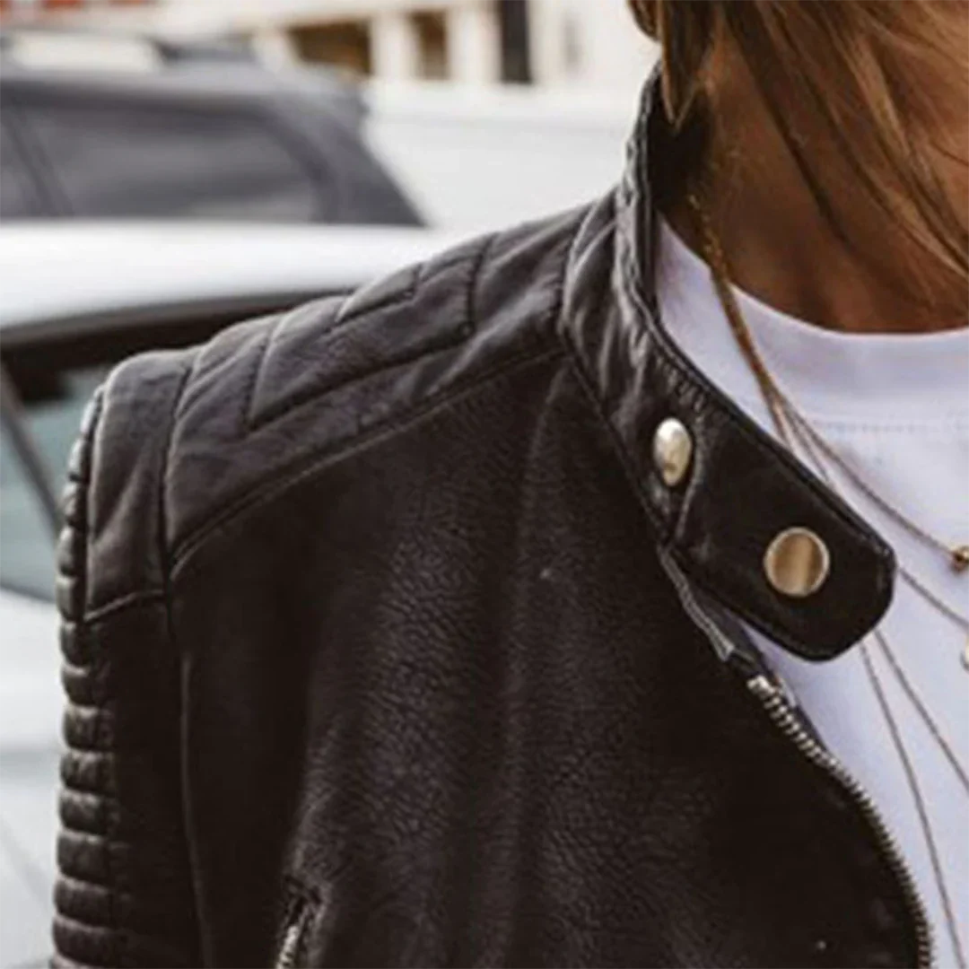 Rose | Stylish Biker Leather Jacket