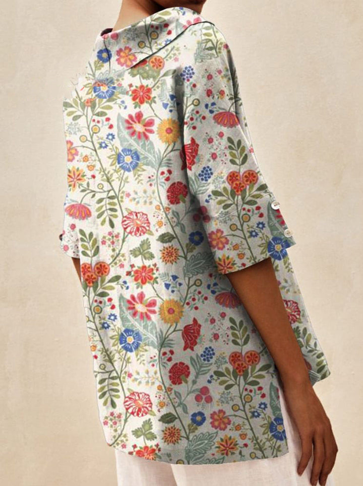 Lisianne - Summer Floral Top