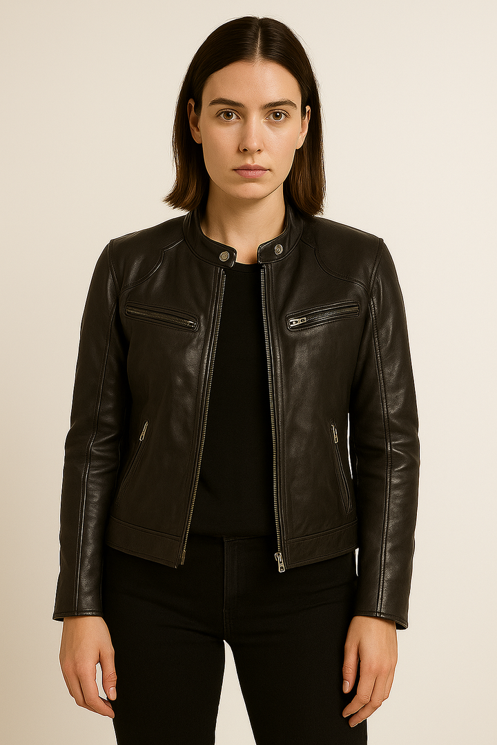 The Sleek Leather Jacket